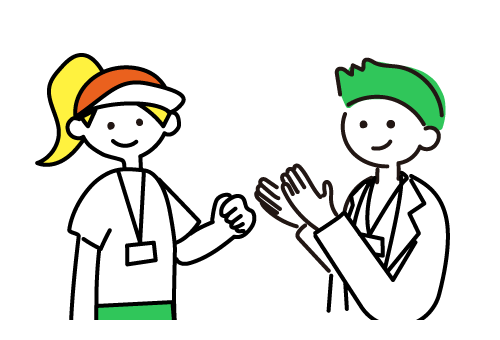 コーチやスタッフにも明確な責任のイメージイラスト